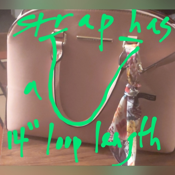 Anne Klein light pink Satchel - Picture 12 of 16